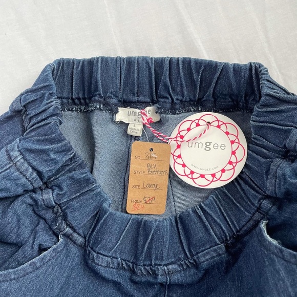 ❌sold-NWT Umgee Flare Bell Bottom Jeans size L - Picture 5 of 6